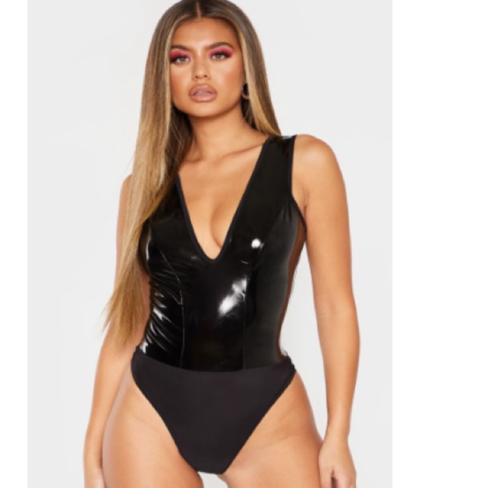 Pretty little thing latex bodysuit